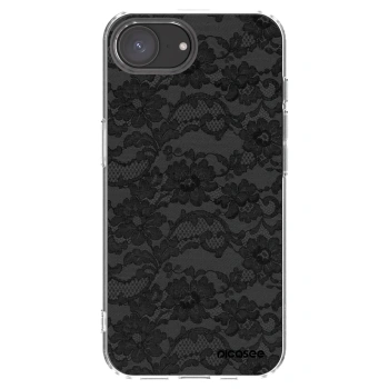 Picasee silikonska prozirna maskica za Apple iPhone 16e - Dark Elegance