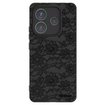 Picasee crna silikonska maskica za Xiaomi Redmi Note 14 5G - Dark Elegance