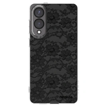 Picasee silikonska prozirna maskica za Samsung Galaxy S25 Edge 5G - Dark Elegance