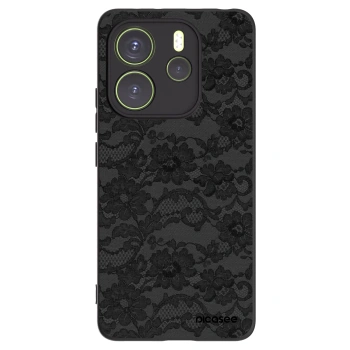 Picasee crna silikonska maskica za Xiaomi Redmi Note 14 4G - Dark Elegance