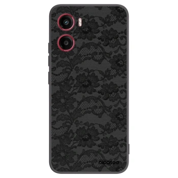 Picasee crna silikonska maskica za Motorola Moto G05 - Dark Elegance