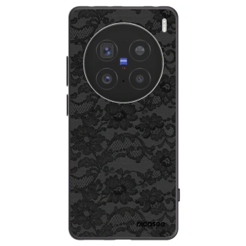 Picasee crna silikonska maskica za Vivo X200 Pro - Dark Elegance