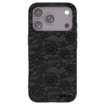 Picasee crna silikonska maskica za Apple iPhone 17 Pro - Dark Elegance