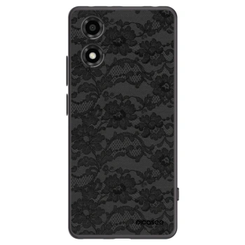 Picasee crna silikonska maskica za Motorola Moto E14 - Dark Elegance