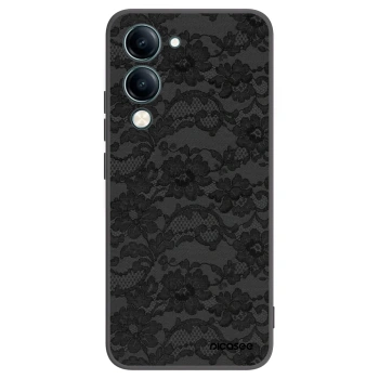 Picasee crna silikonska maskica za Vivo Y29s 5G - Dark Elegance