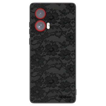 Picasee crna silikonska maskica za Motorola Edge 50 Fusion - Dark Elegance