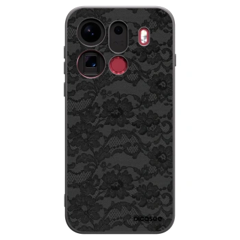 Picasee crna silikonska maskica za OPPO Find X9 Pro - Dark Elegance