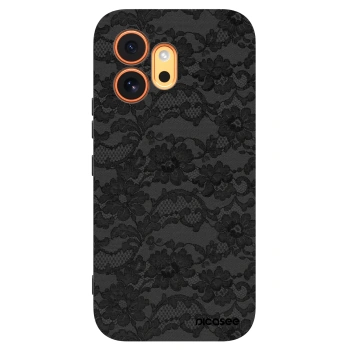 Picasee crna silikonska maskica za Honor 600 - Dark Elegance