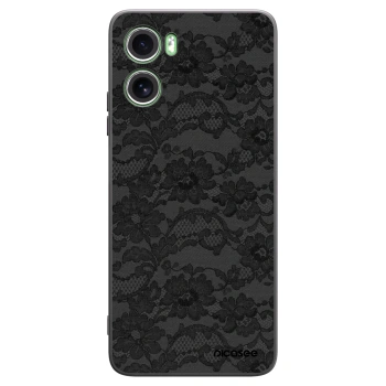 Picasee crna silikonska maskica za Motorola Moto G06 - Dark Elegance