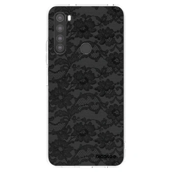 Picasee silikonska prozirna maskica za Xiaomi Redmi Note 8 - Dark Elegance