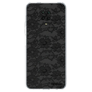 Picasee silikonska prozirna maskica za Xiaomi Redmi Note 9S - Dark Elegance