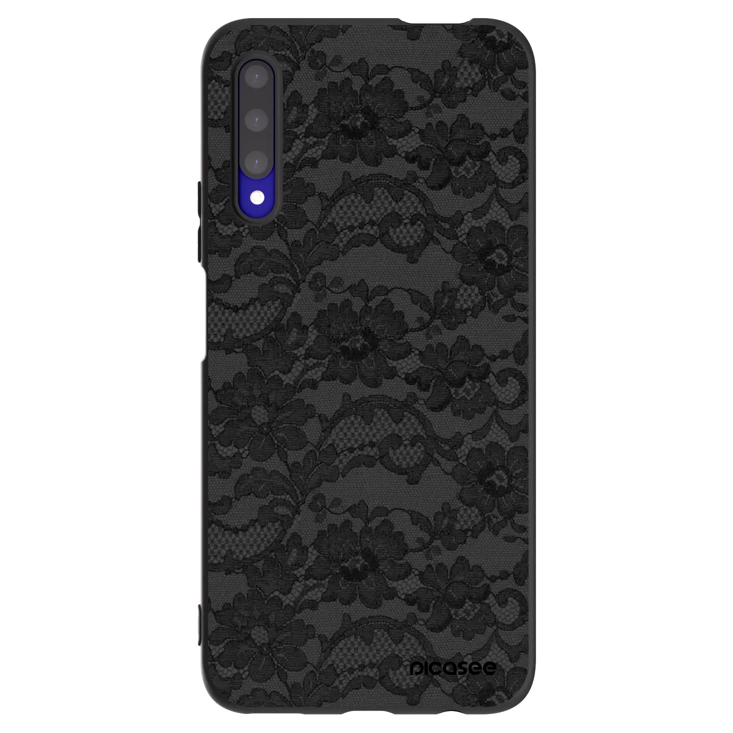 Picasee crna silikonska maskica za Honor 9X Pro - Dark Elegance