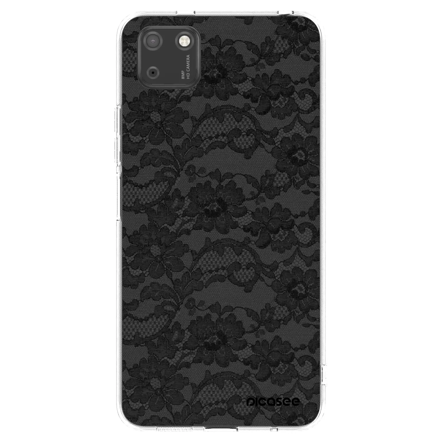 Picasee silikonska prozirna maskica za Huawei Y5P - Dark Elegance