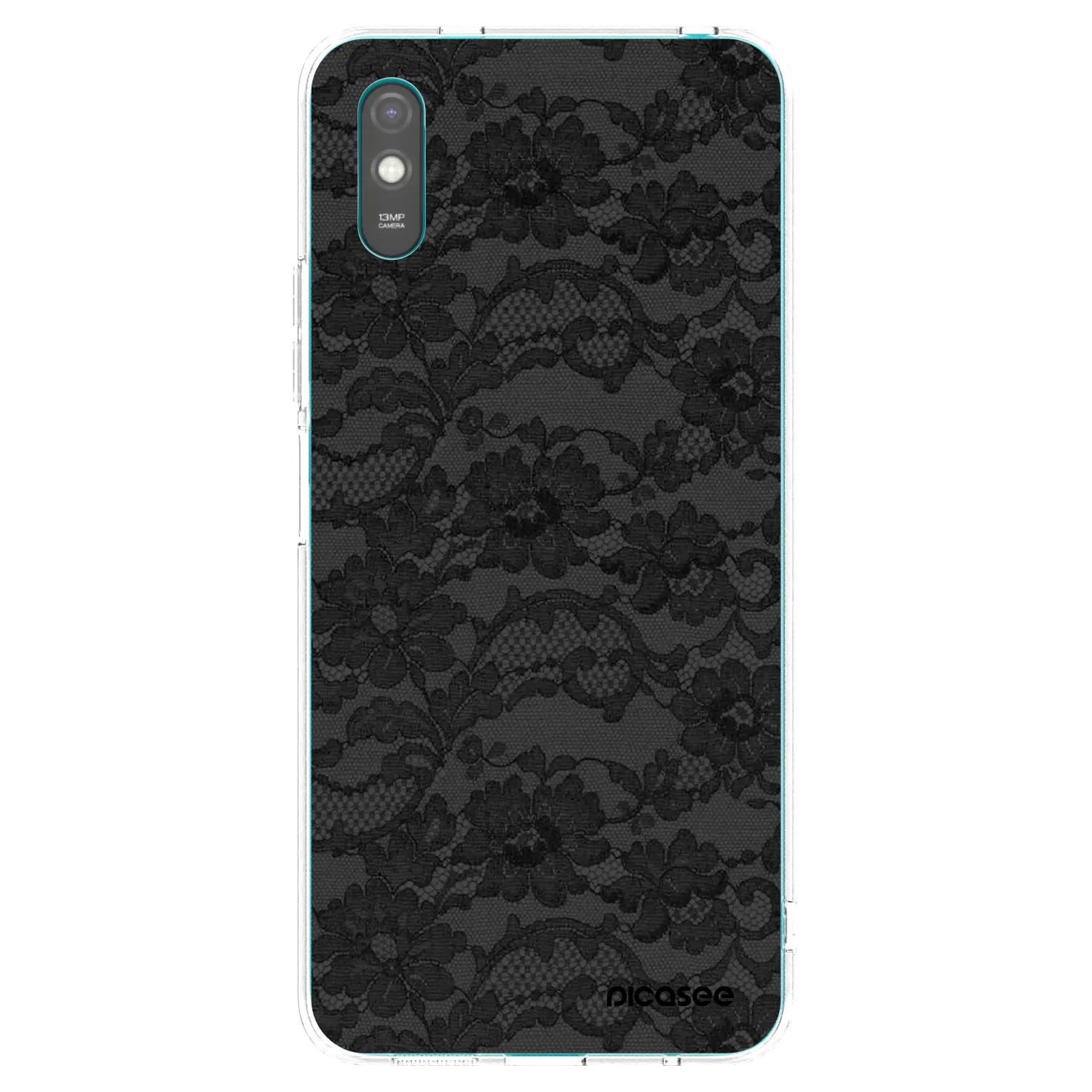 Picasee silikonska prozirna maskica za Xiaomi Redmi 9A - Dark Elegance