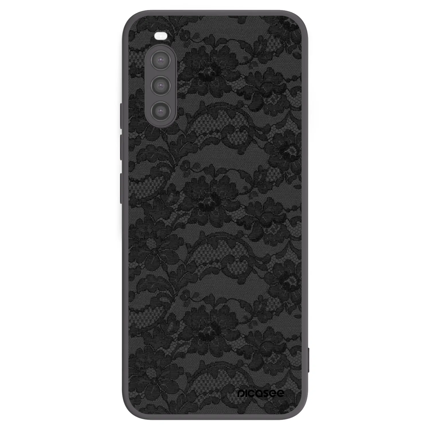 Picasee crna silikonska maskica za Sony Xperia 10 II - Dark Elegance