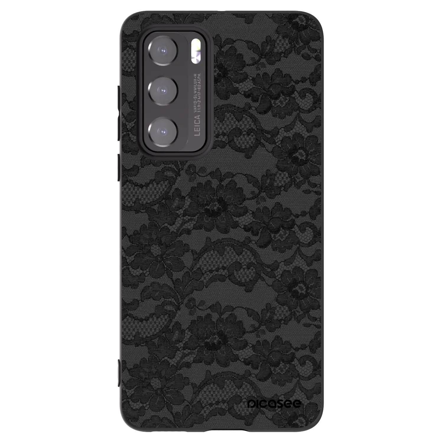Picasee crna silikonska maskica za Huawei P40 - Dark Elegance