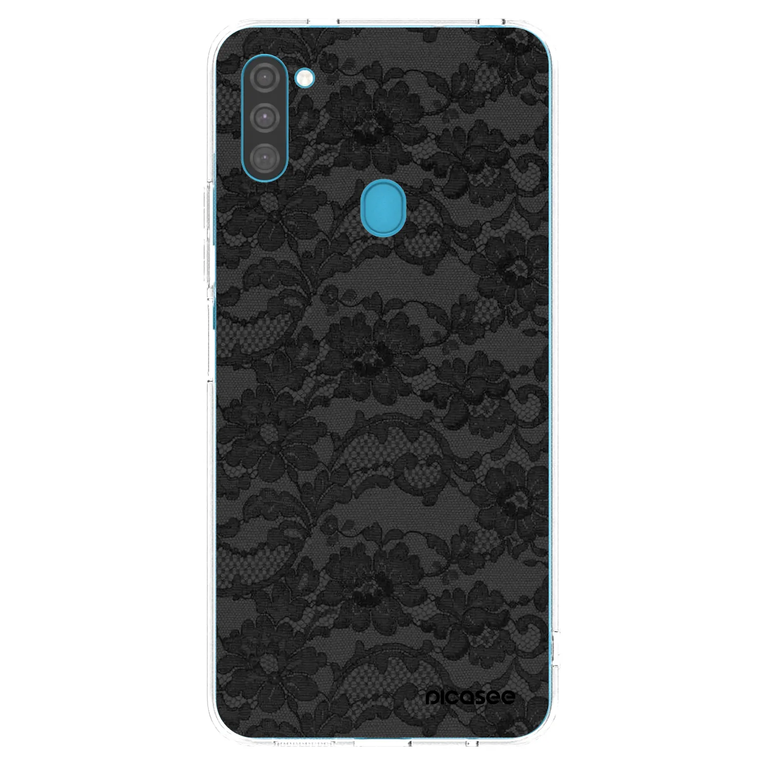 Picasee silikonska prozirna maskica za Samsung Galaxy M11 - Dark Elegance