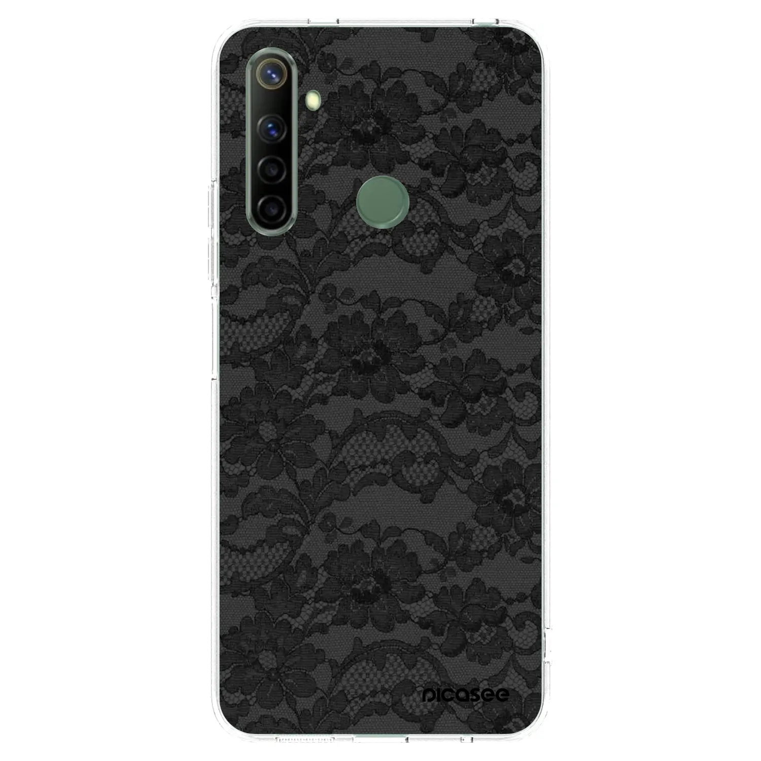 Picasee silikonska prozirna maskica za Realme 6i - Dark Elegance
