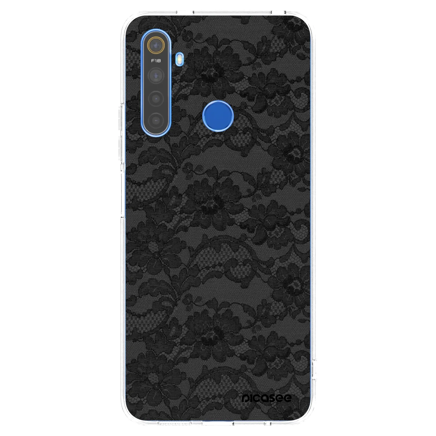 Picasee silikonska prozirna maskica za Realme 5 - Dark Elegance