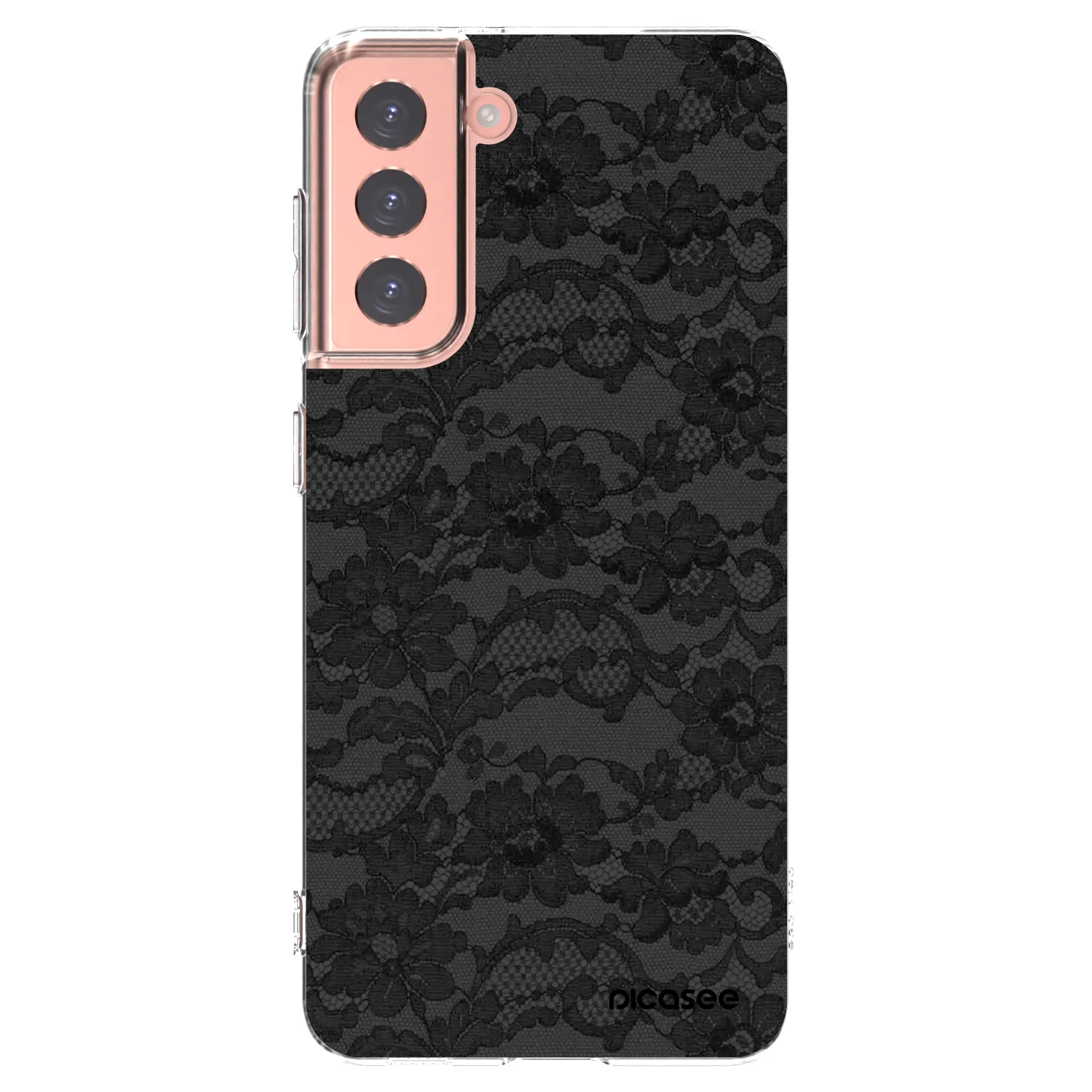 Picasee silikonska prozirna maskica za Samsung Galaxy S21 5G G991B - Dark Elegance