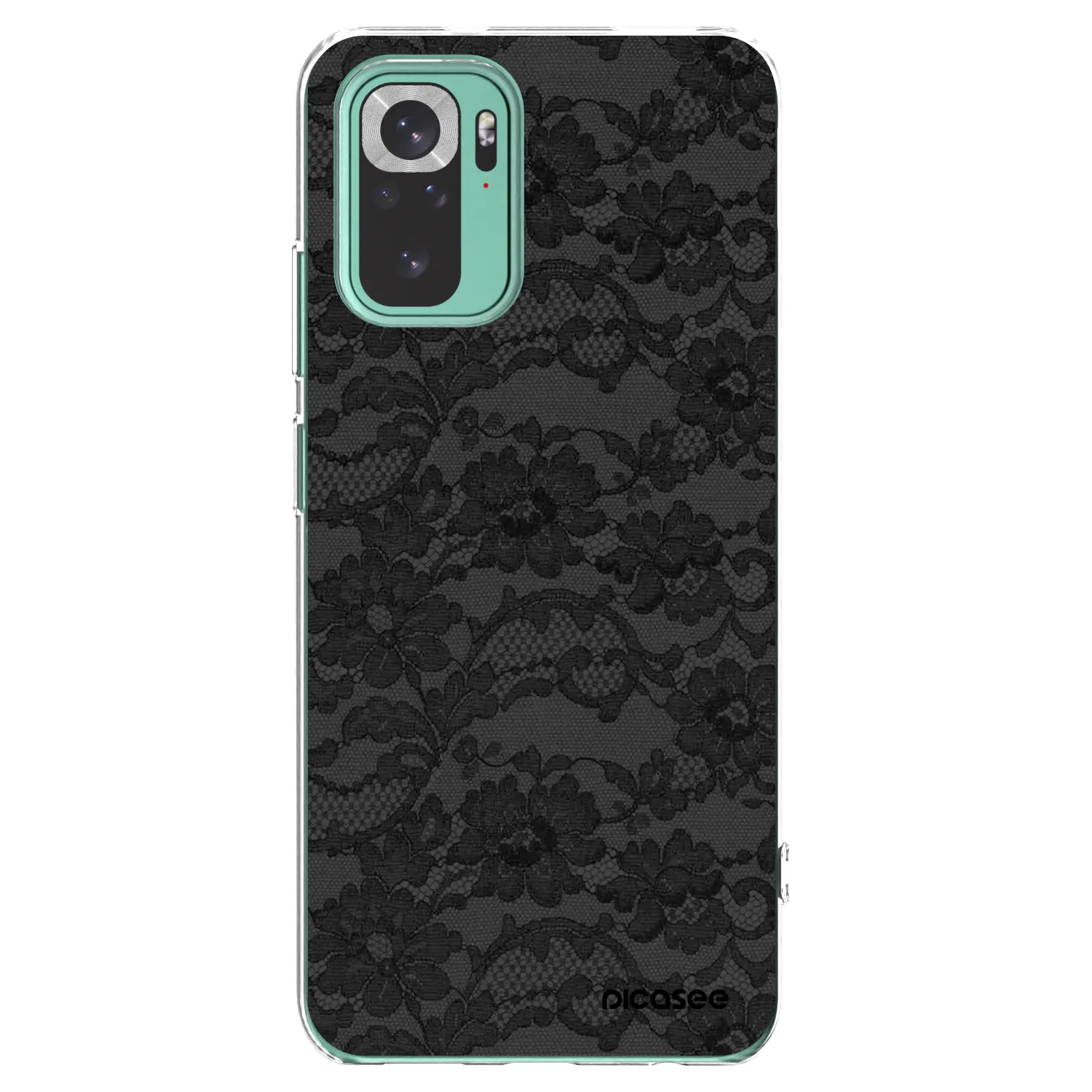 Picasee silikonska prozirna maskica za Xiaomi Redmi Note 10 Pro - Dark Elegance