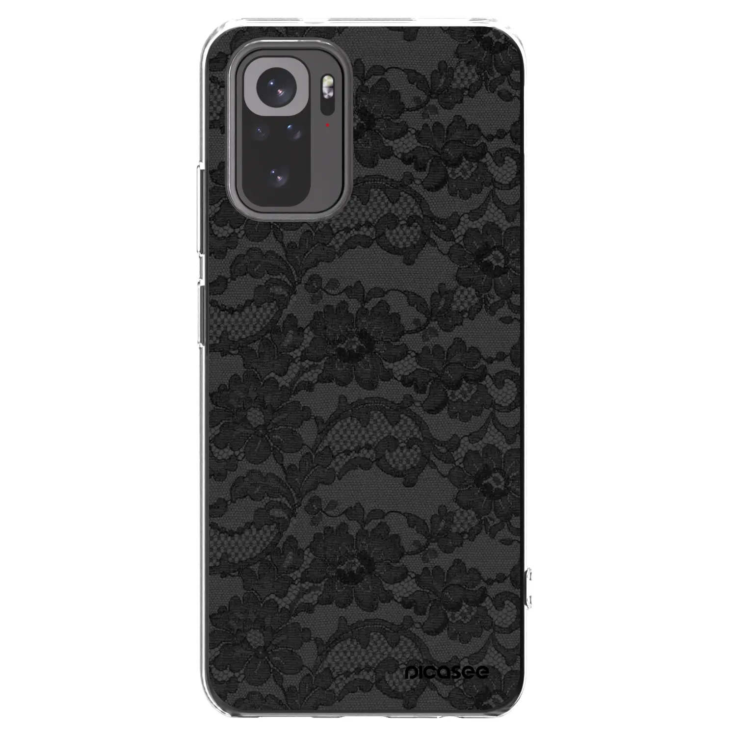 Picasee silikonska prozirna maskica za Xiaomi Redmi Note 10S - Dark Elegance