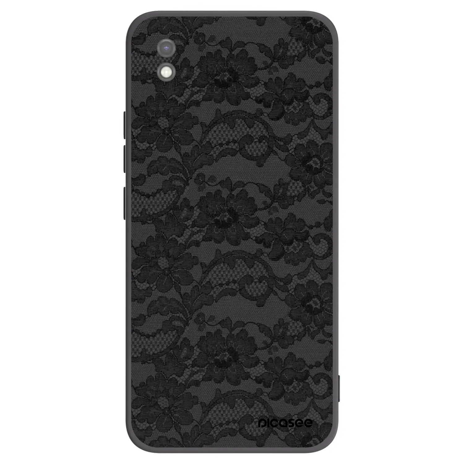 Picasee crna silikonska maskica za Xiaomi Redmi 9AT - Dark Elegance