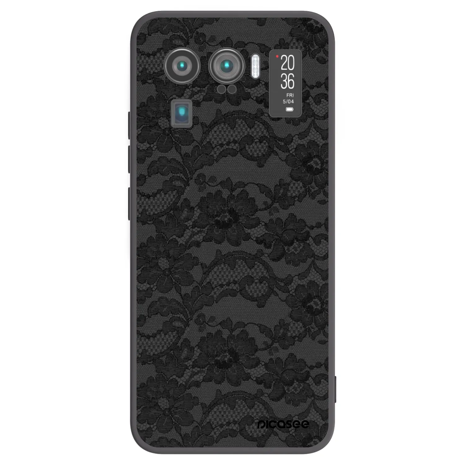 Picasee crna silikonska maskica za Xiaomi Mi 11 Ultra - Dark Elegance