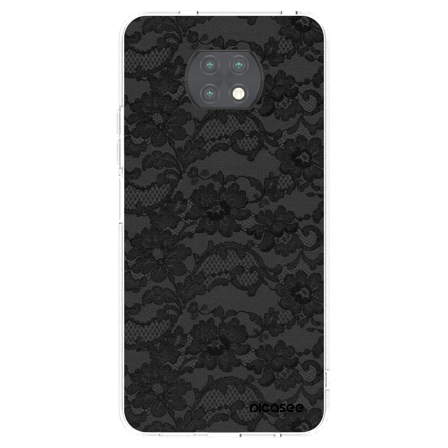 Picasee silikonska prozirna maskica za Xiaomi Redmi Note 9T - Dark Elegance