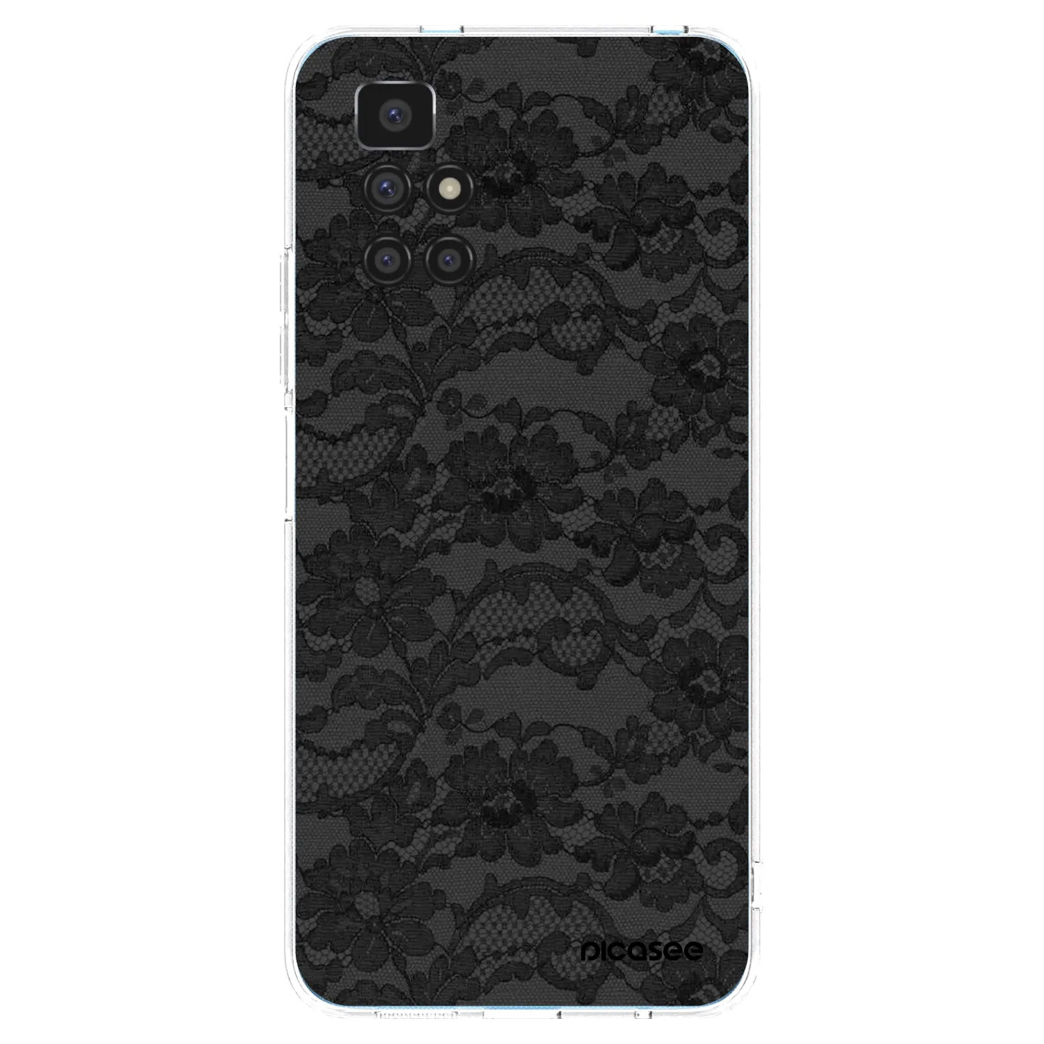 Picasee silikonska prozirna maskica za Xiaomi Redmi 10 - Dark Elegance