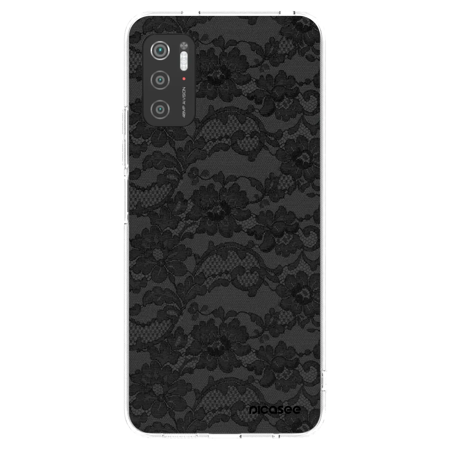Picasee silikonska prozirna maskica za Xiaomi Poco M3 Pro 5G - Dark Elegance