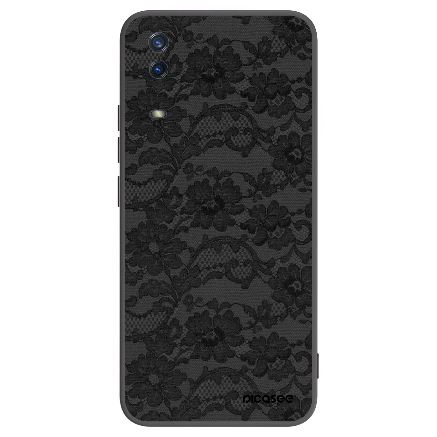 Picasee crna silikonska maskica za Vivo Y11s - Dark Elegance