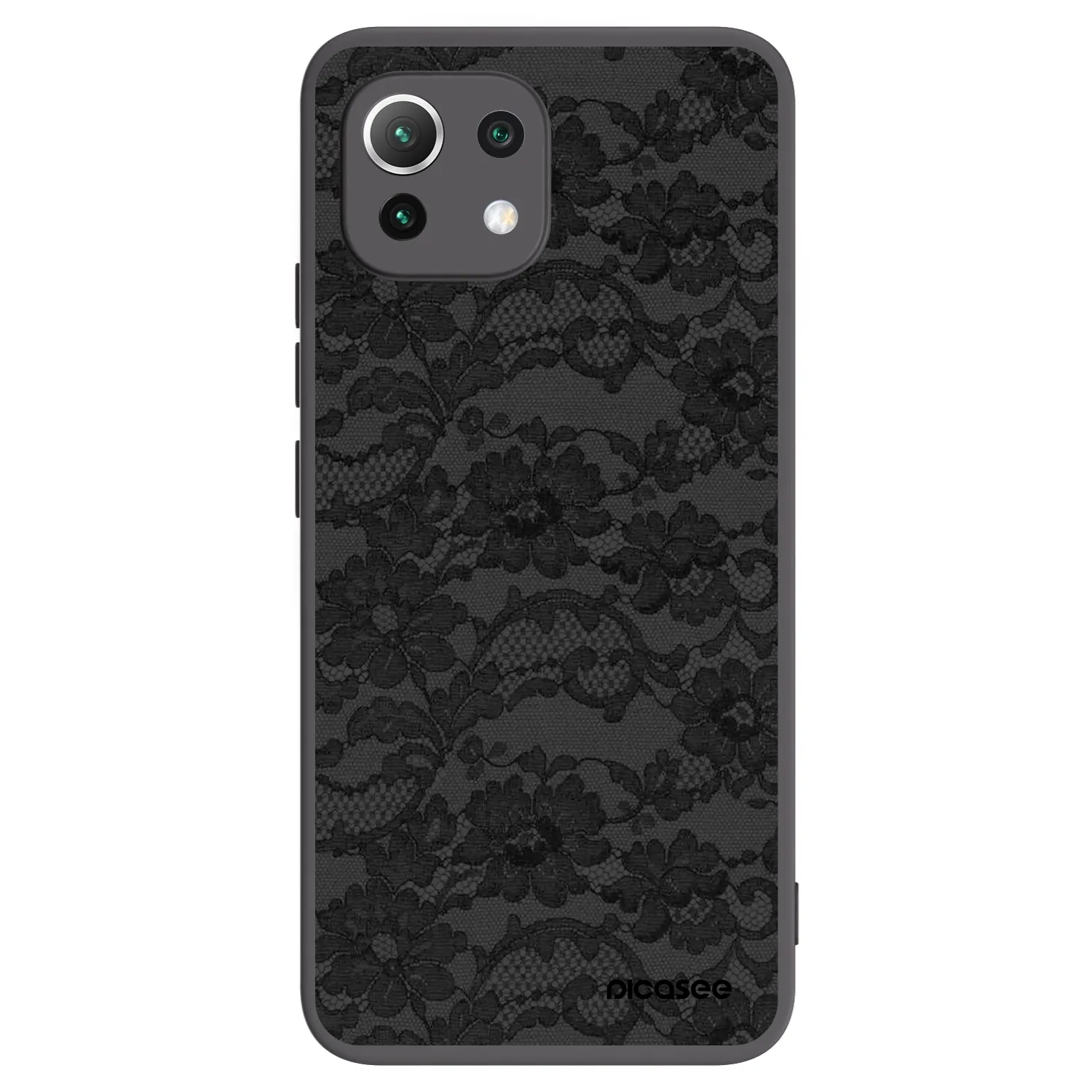 Picasee crna silikonska maskica za Xiaomi 11 Lite 5G NE - Dark Elegance