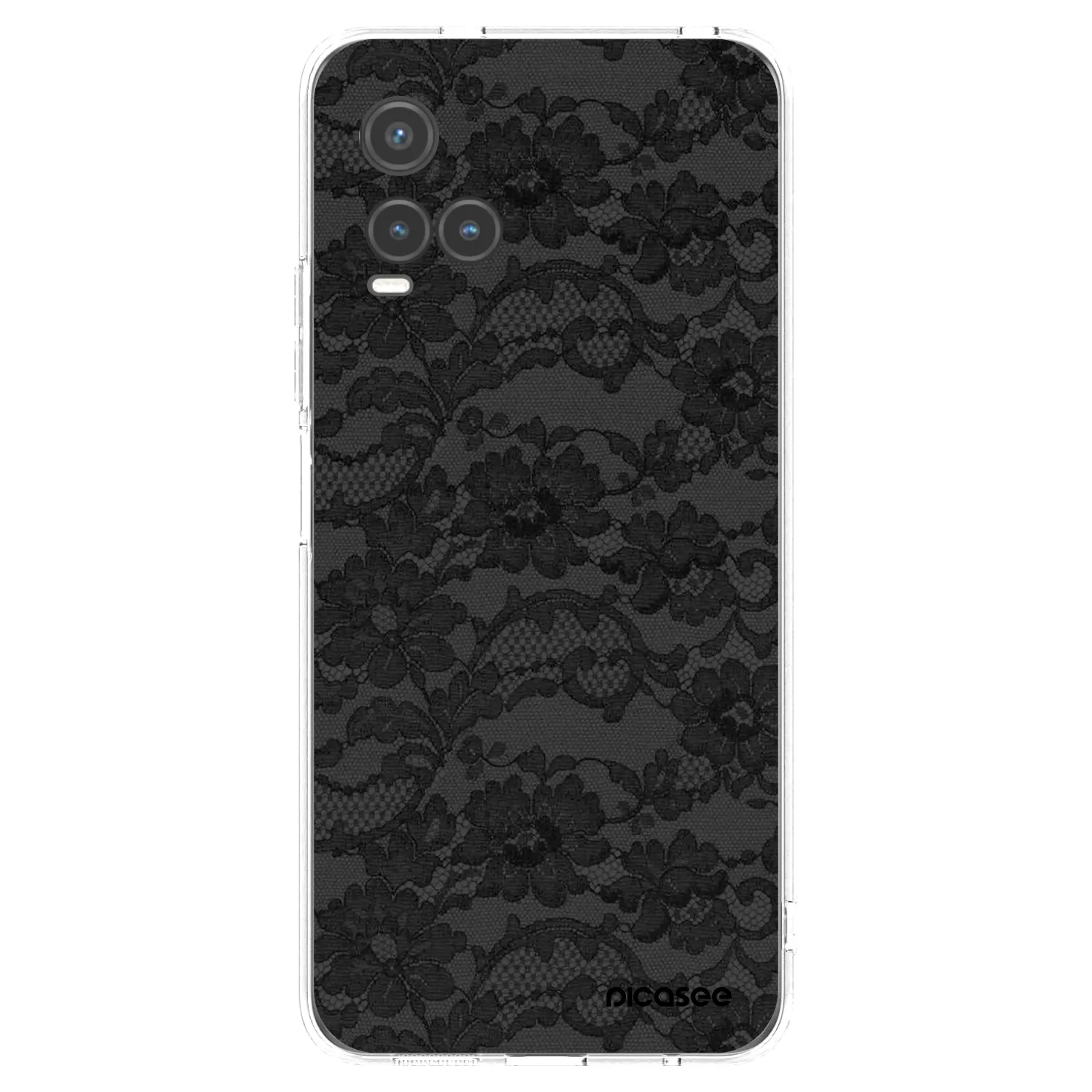 Picasee silikonska prozirna maskica za Vivo Y33s - Dark Elegance