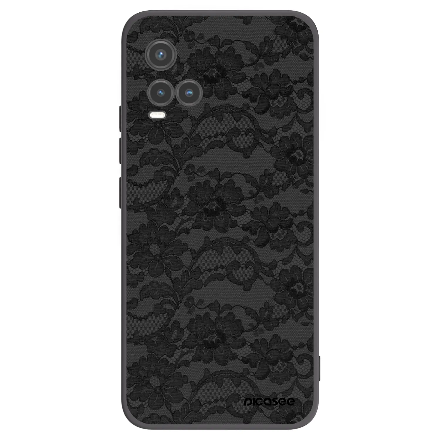 Picasee crna silikonska maskica za Vivo Y33s - Dark Elegance