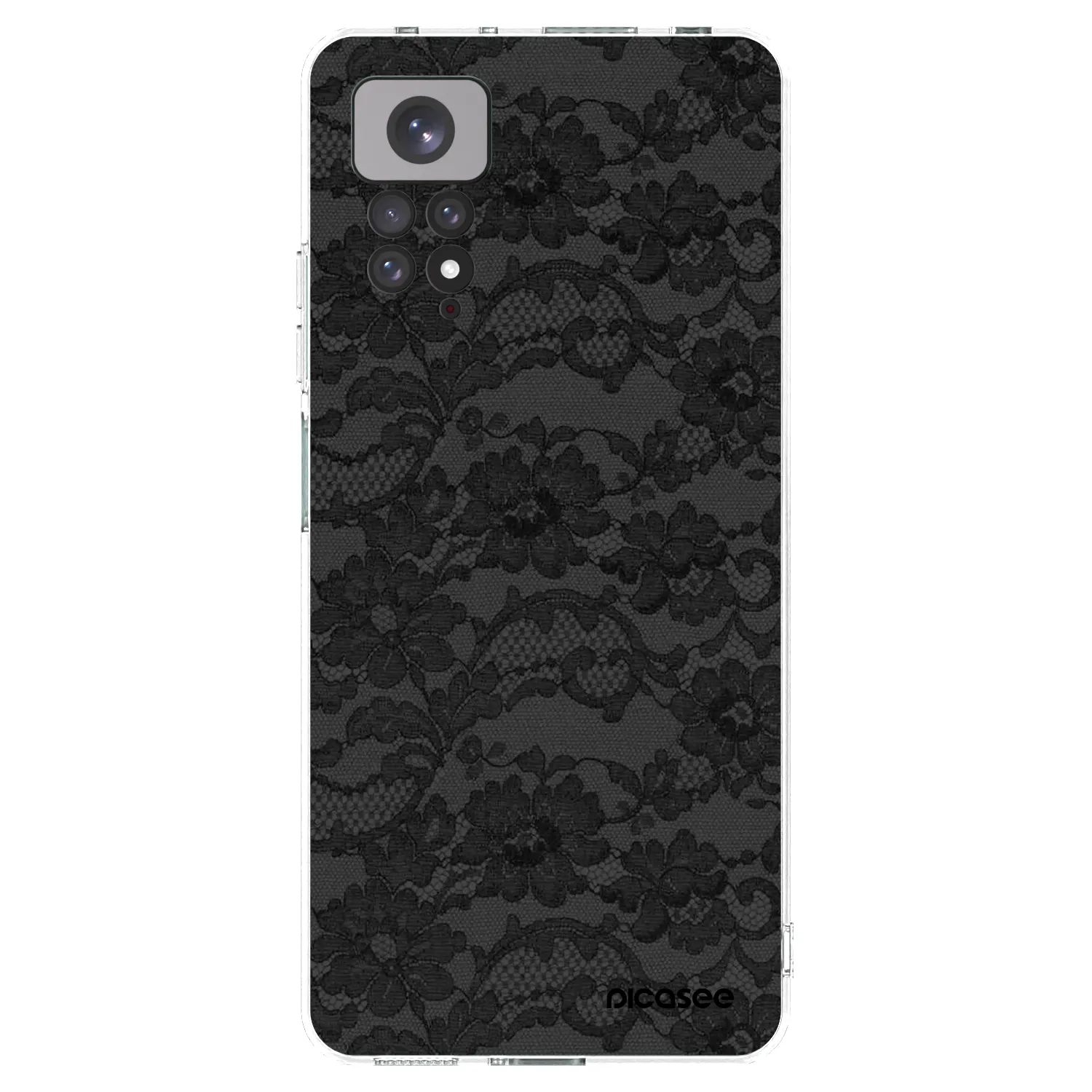 Picasee silikonska prozirna maskica za Xiaomi Redmi Note 11 - Dark Elegance