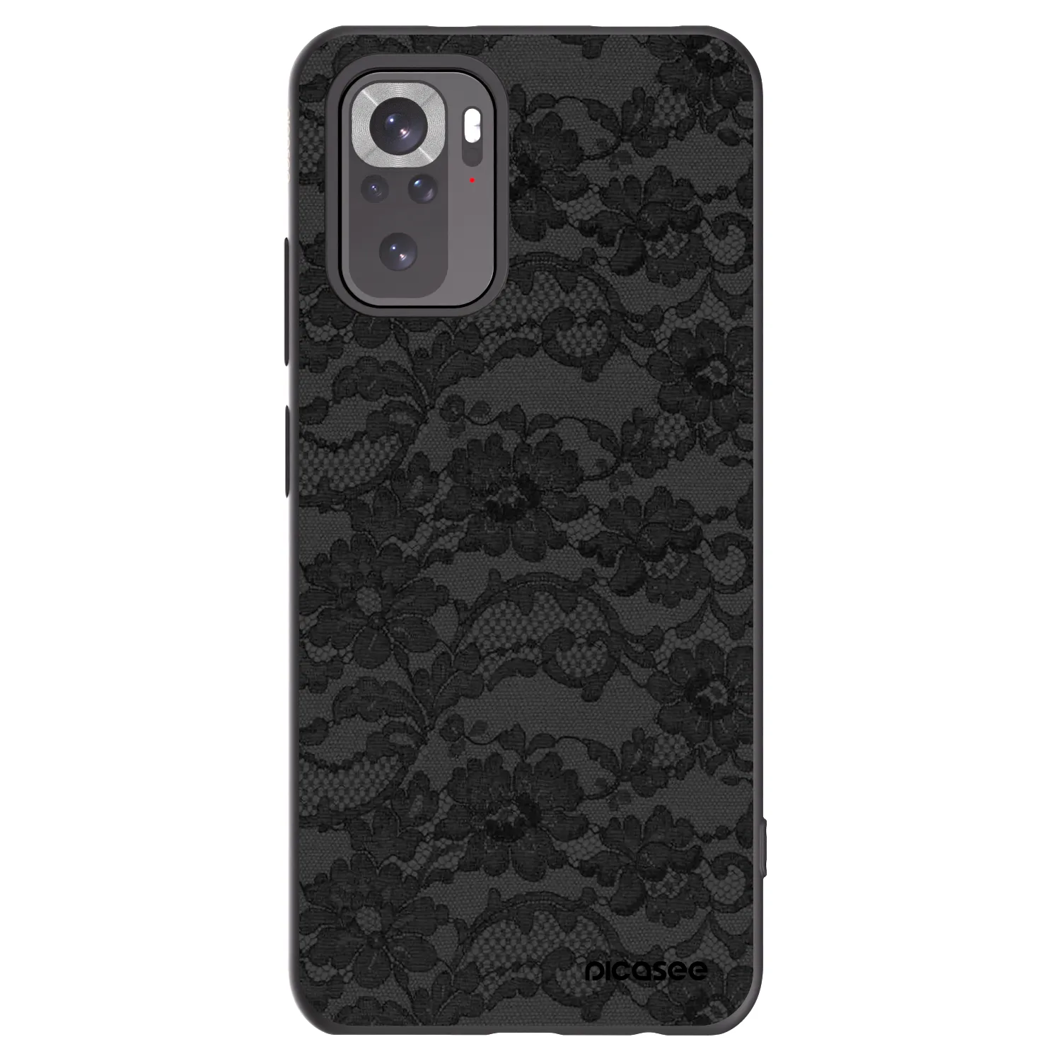 Picasee crna silikonska maskica za Xiaomi Redmi Note 11S 4G - Dark Elegance