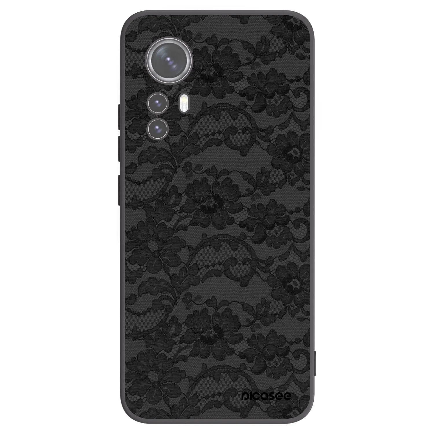 Picasee crna silikonska maskica za Xiaomi 12 - Dark Elegance