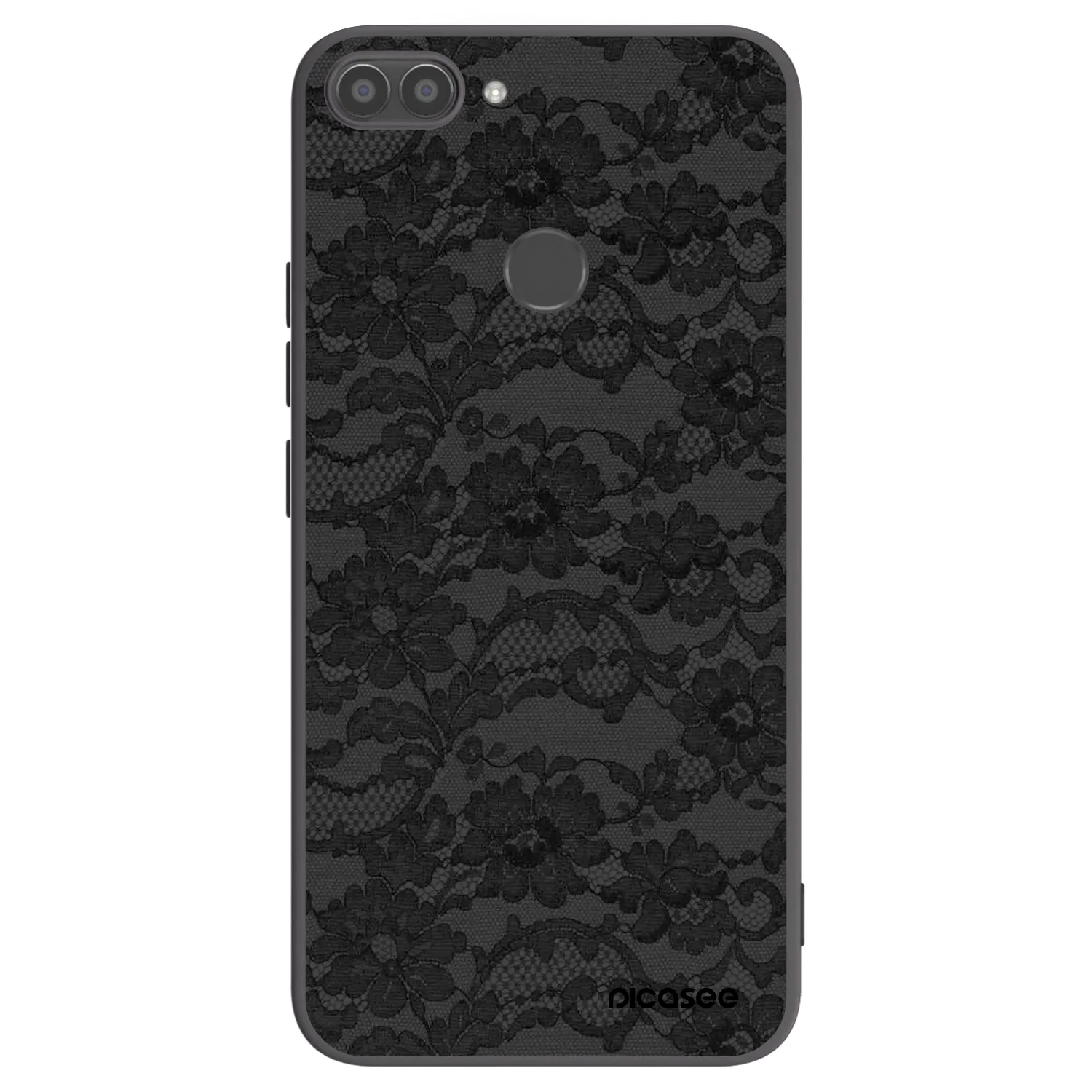 Picasee crna silikonska maskica za Huawei P Smart - Dark Elegance