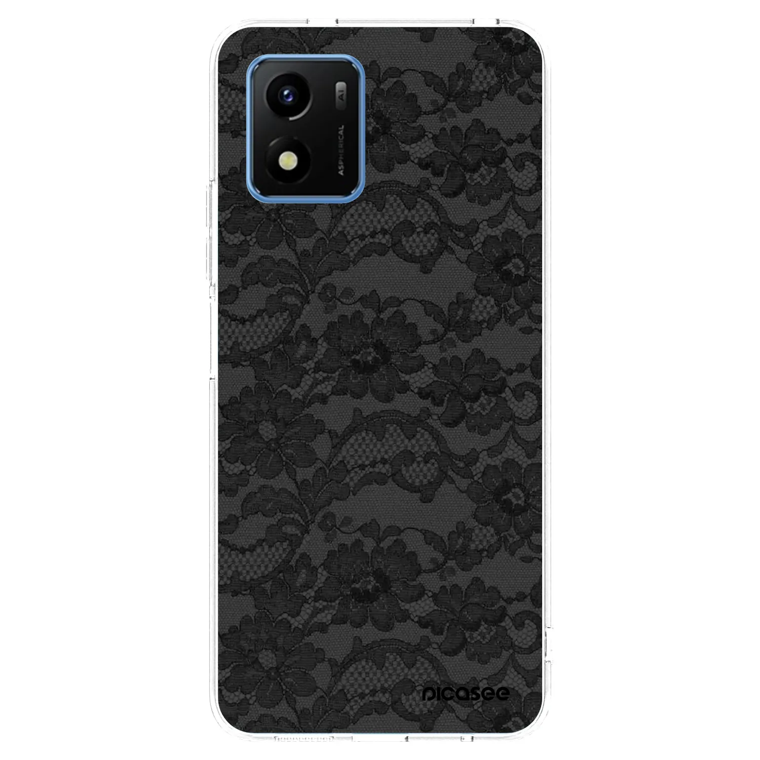 Picasee silikonska prozirna maskica za Vivo Y01 - Dark Elegance