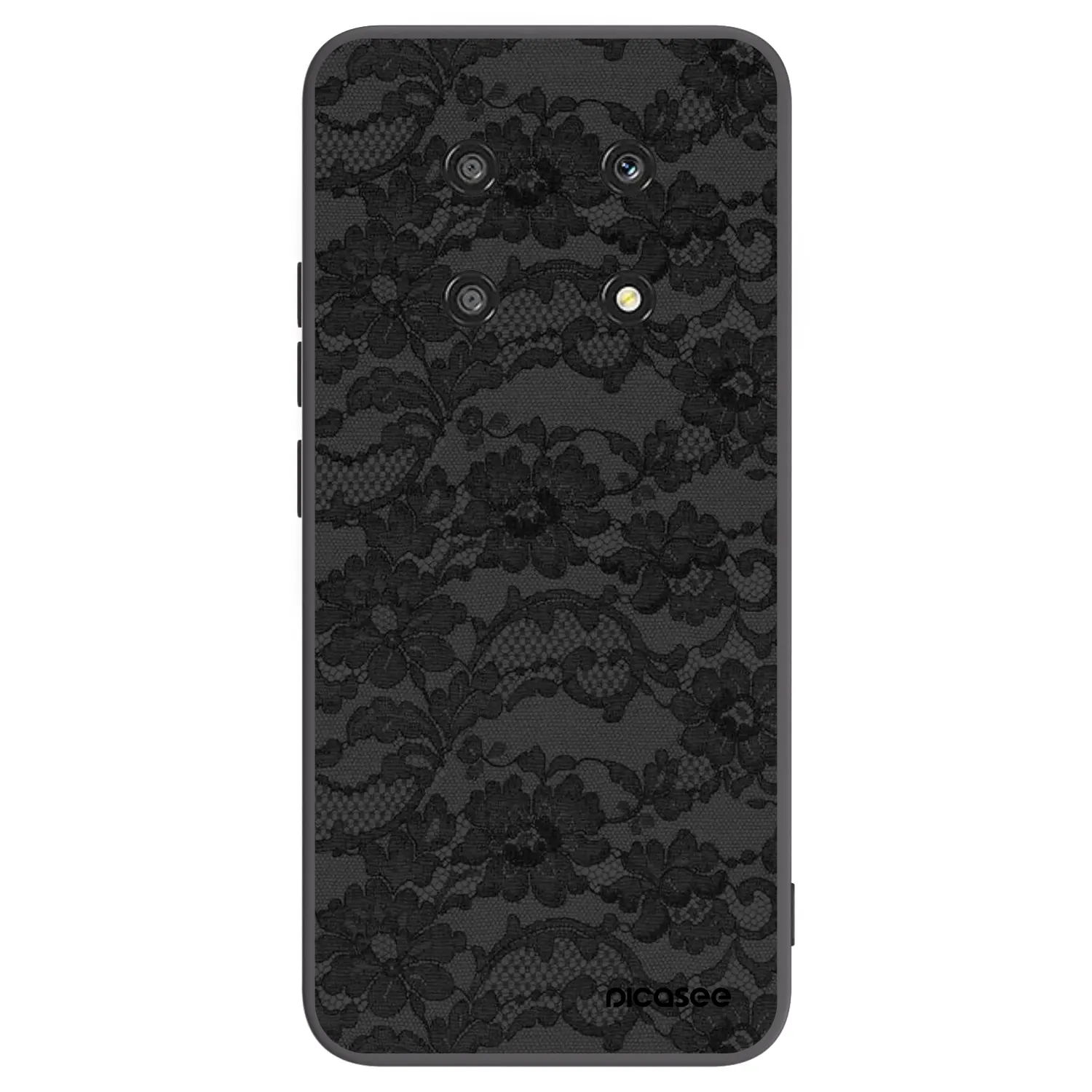 Picasee crna silikonska maskica za Honor Magic4 Lite 5G - Dark Elegance