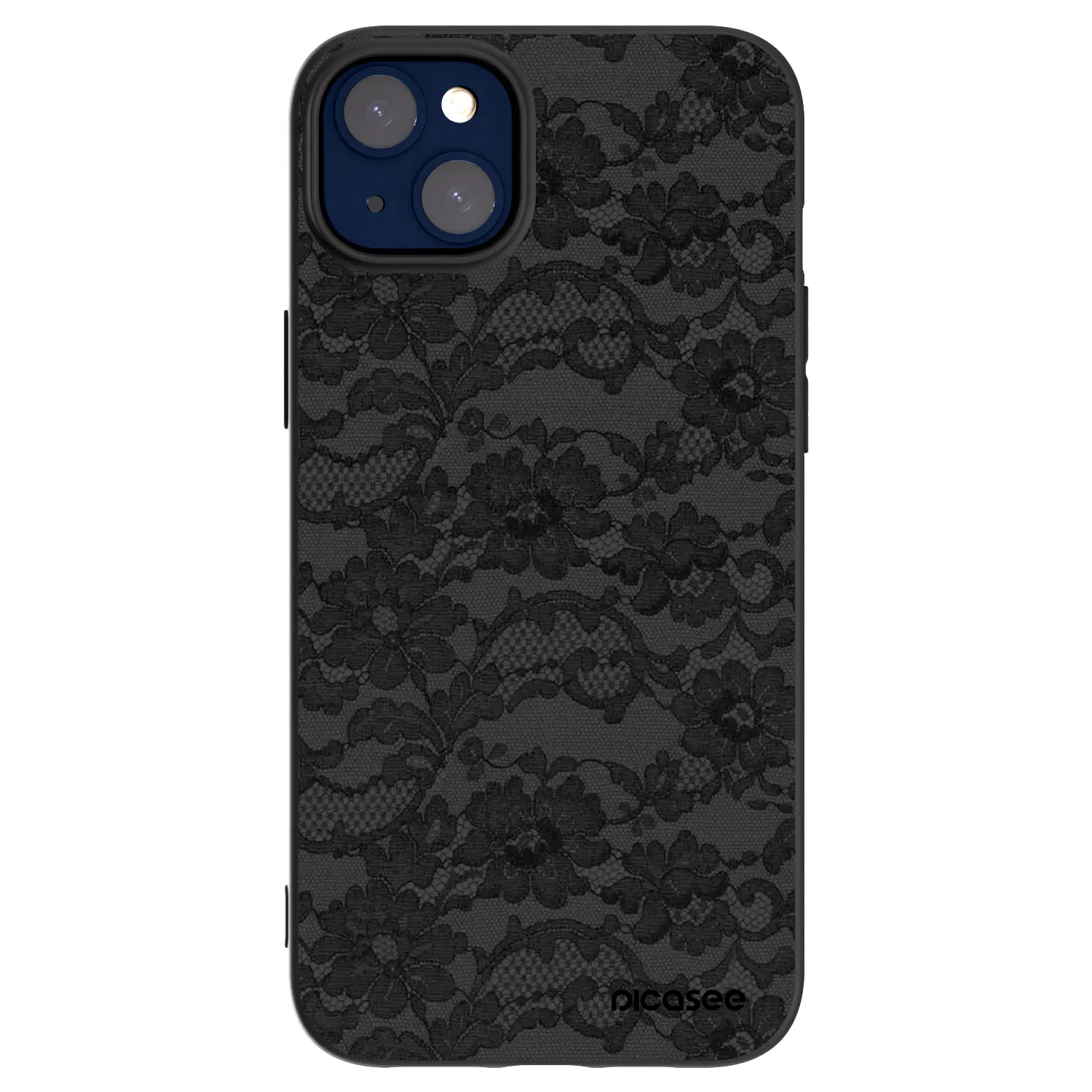 Picasee crna silikonska maskica za Apple iPhone 14 Plus - Dark Elegance