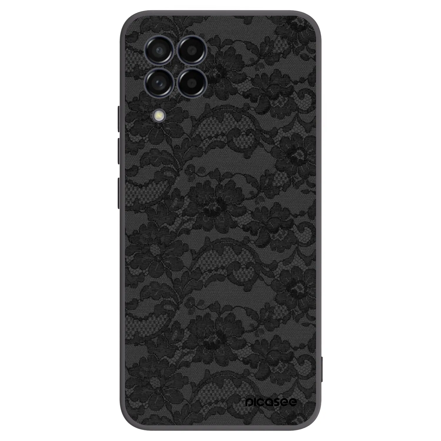 Picasee crna silikonska maskica za Samsung Galaxy M53 5G - Dark Elegance