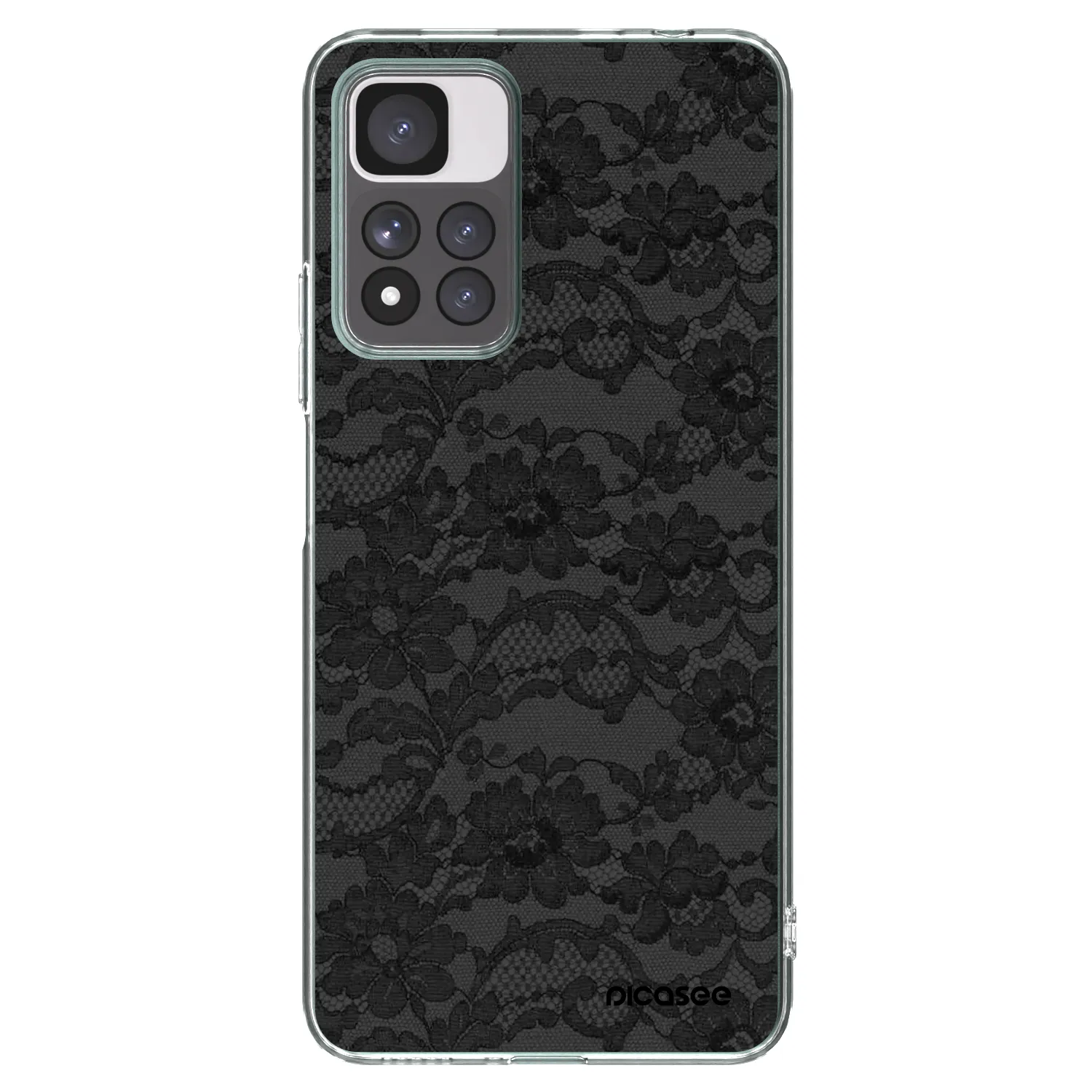 Picasee silikonska prozirna maskica za Xiaomi Redmi Note 11 Pro+ 5G - Dark Elegance