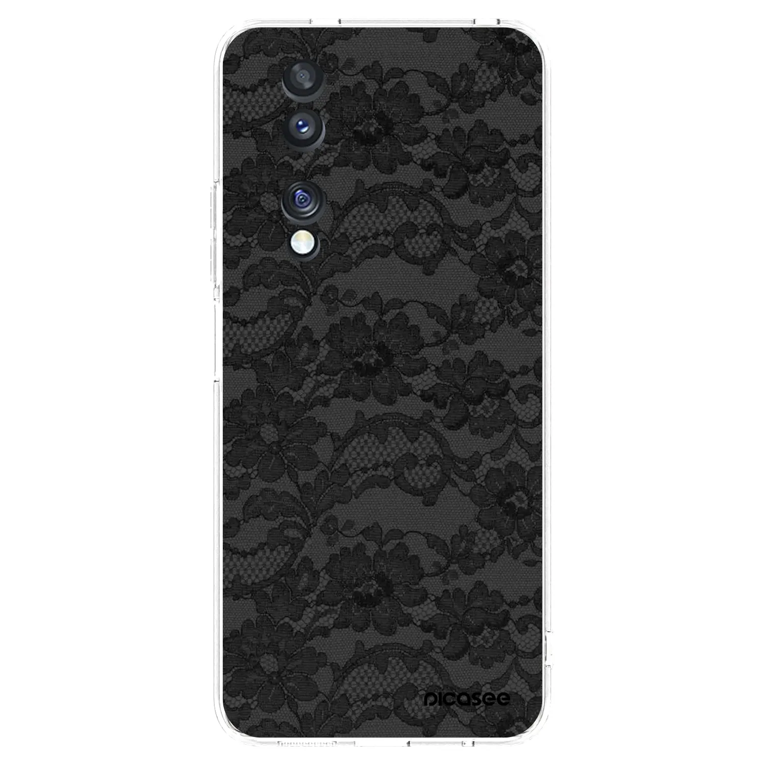 Picasee silikonska prozirna maskica za Honor 70 - Dark Elegance