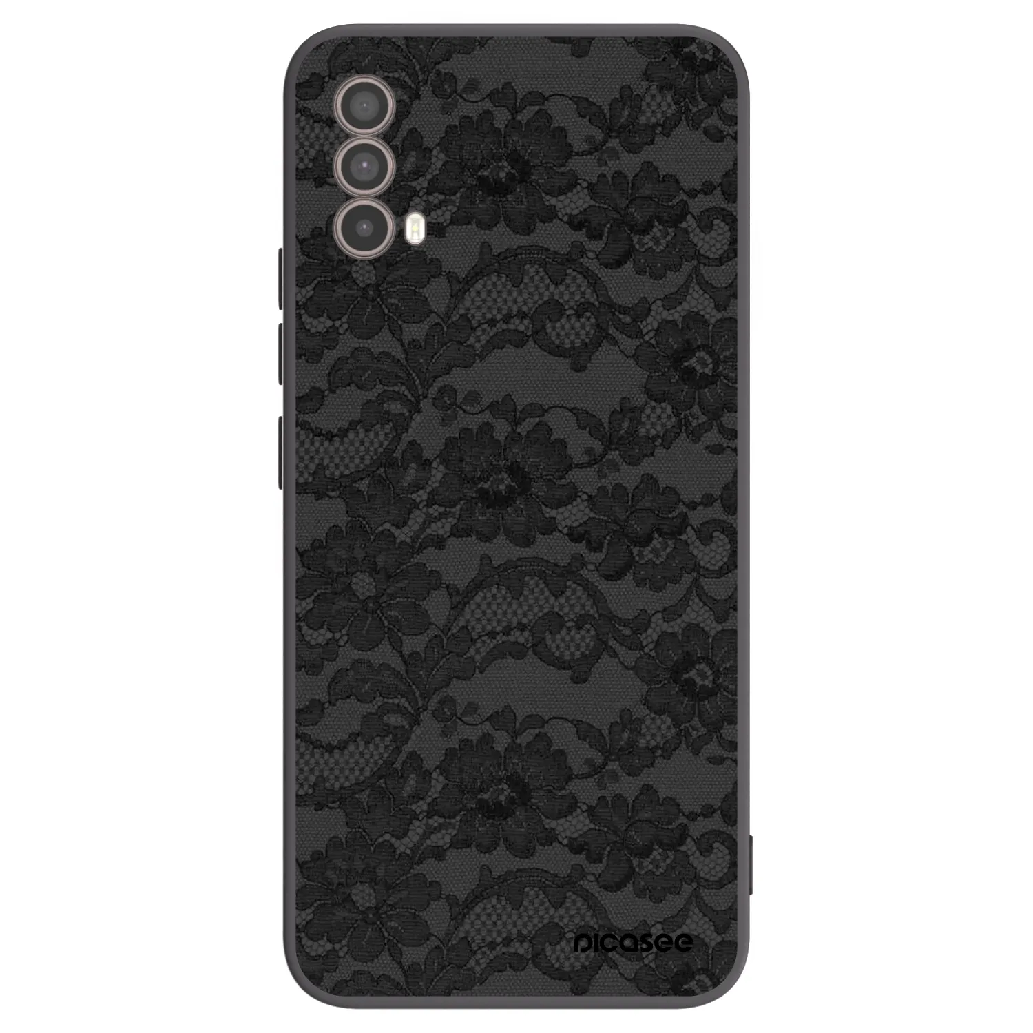 Picasee crna silikonska maskica za Motorola Moto E40 - Dark Elegance