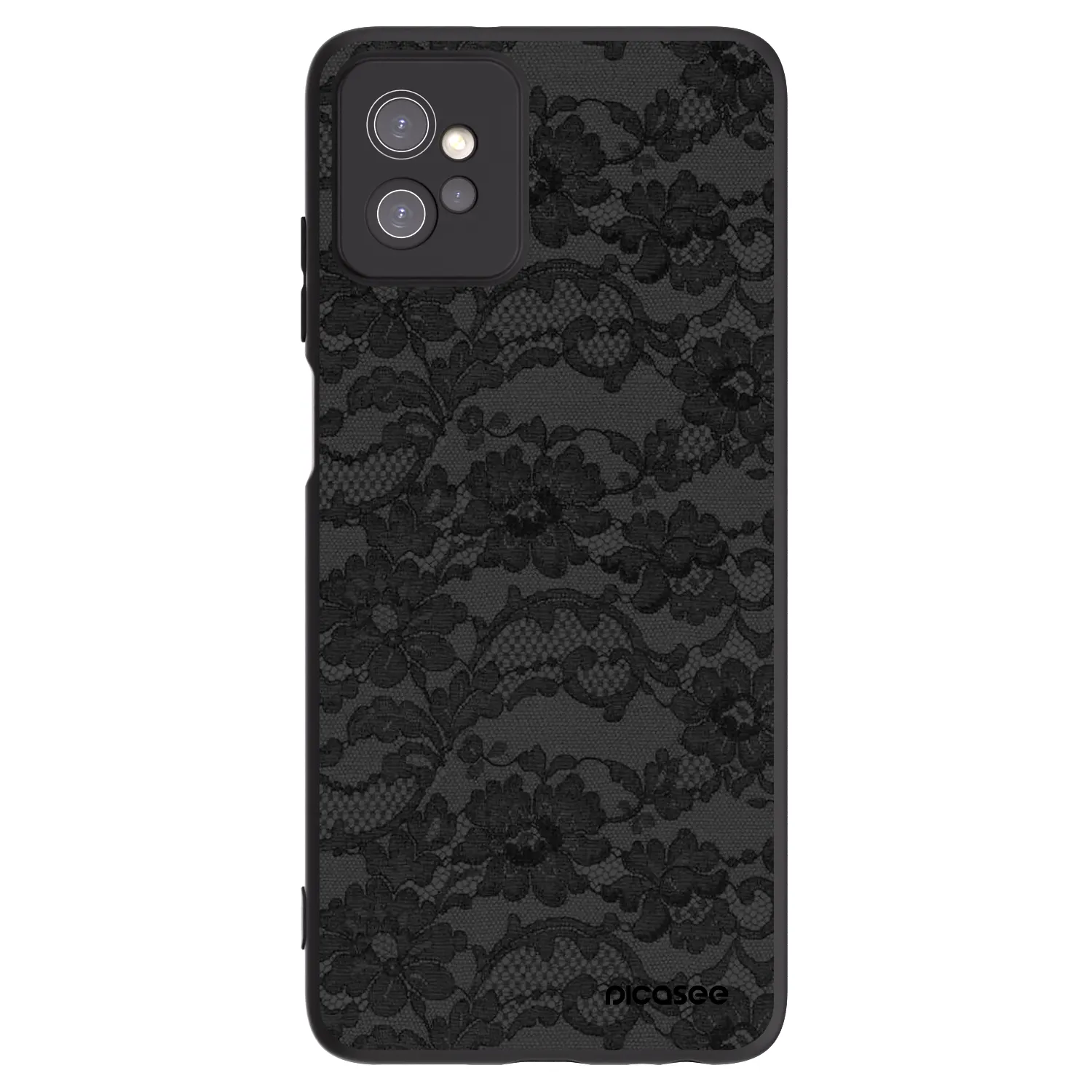 Picasee crna silikonska maskica za Motorola Moto G32 - Dark Elegance