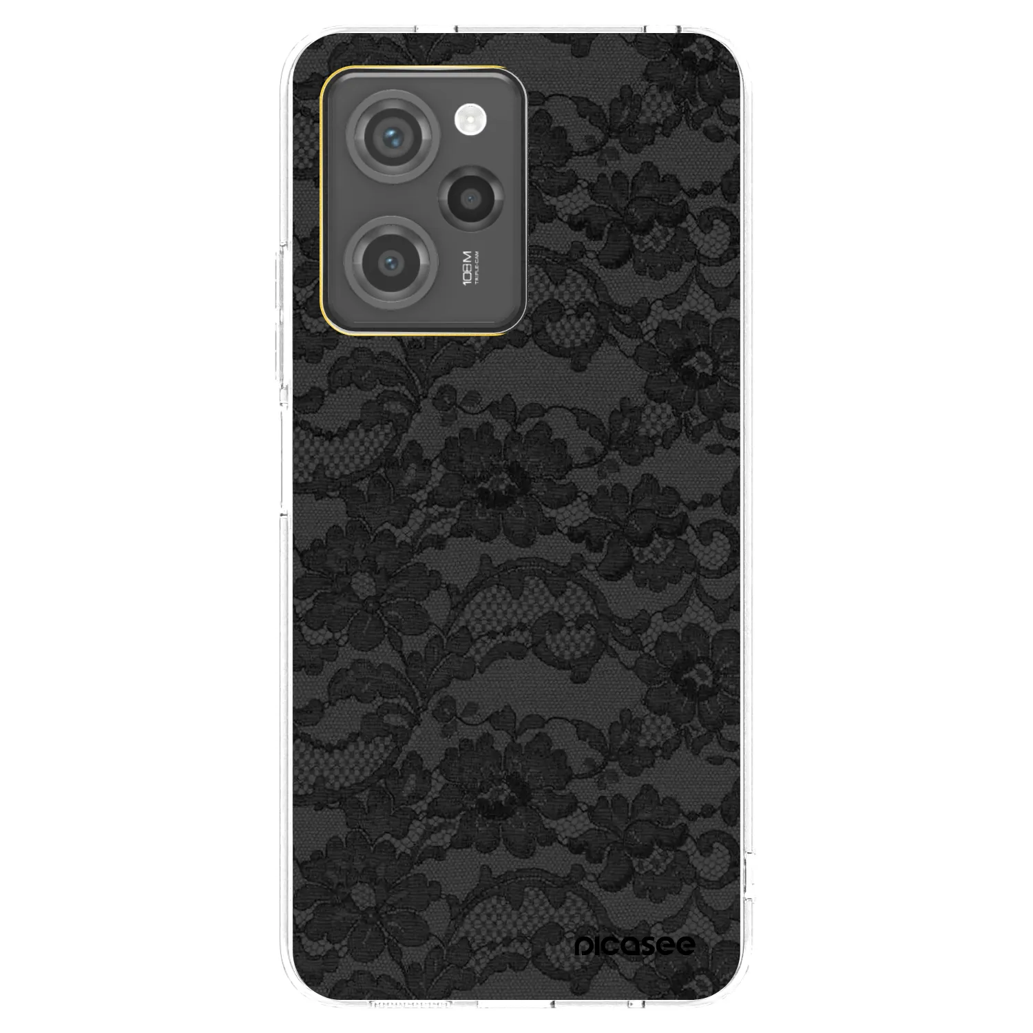 Picasee silikonska prozirna maskica za Xiaomi Poco X5 Pro - Dark Elegance