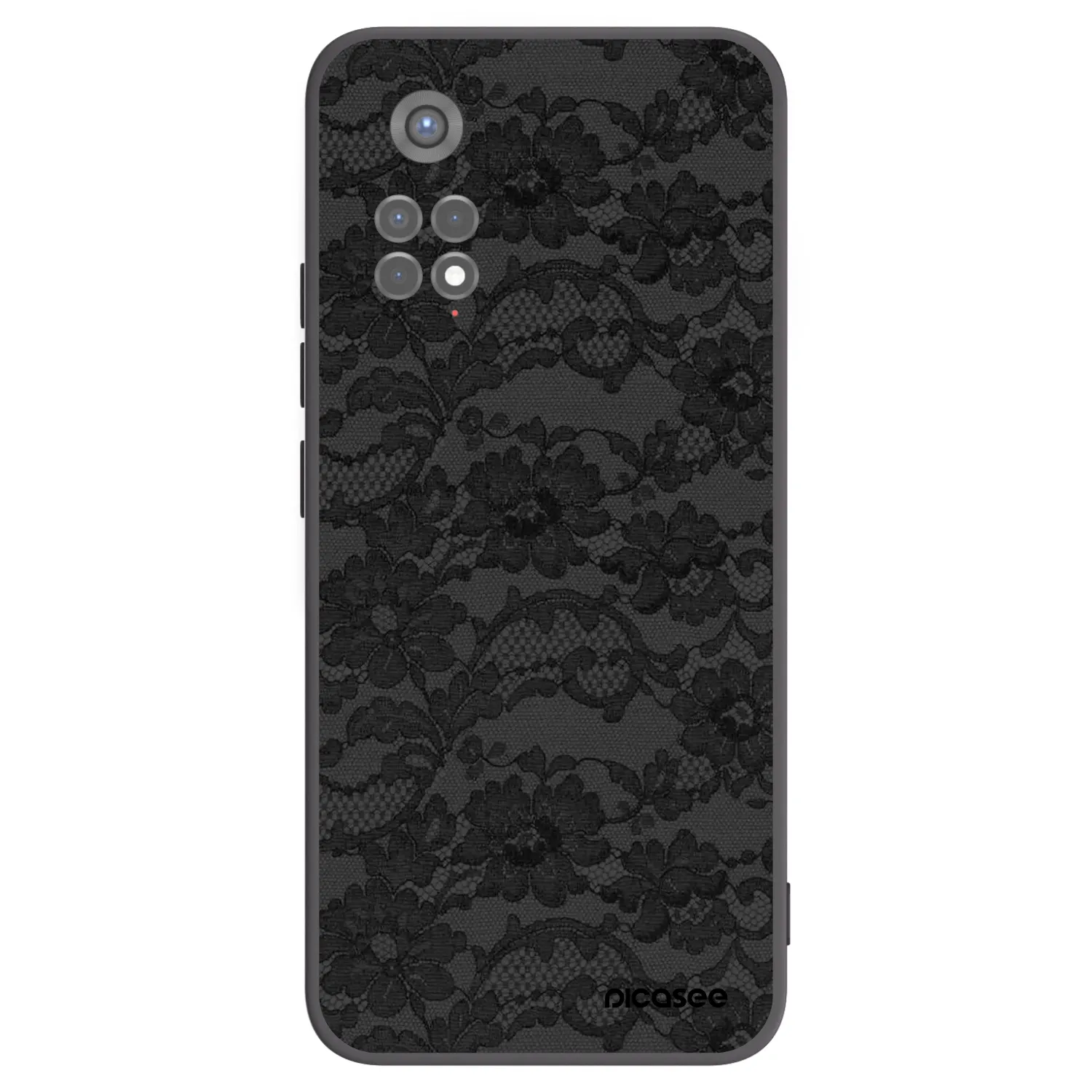 Picasee crna silikonska maskica za Xiaomi Redmi Note 11S 5G - Dark Elegance