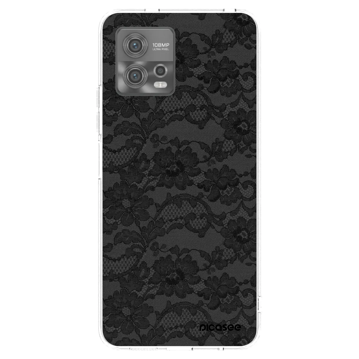 Picasee silikonska prozirna maskica za Motorola Moto G72 - Dark Elegance